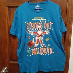 National Lampoon's Griswold Family Xmas Strung Out for Holidays Shirt - Size XL